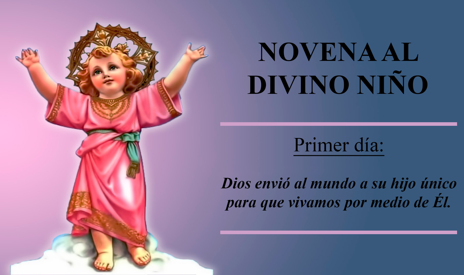 Novena Al Divino Niño Jesus Dia 3 - Actividad del Niño